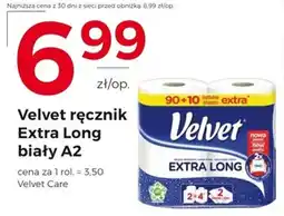 Frac Velvet ręcznik Extra Long biały A2 oferta
