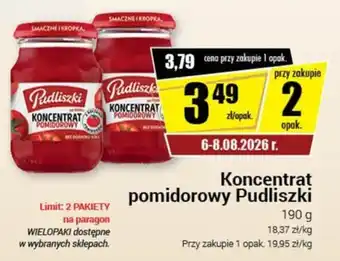 Koncentrat pomidorowy Pudliszki