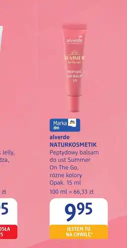 dm drogerie markt Balsam do ust alverde oferta