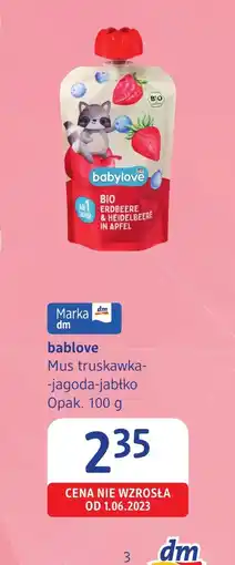 dm drogerie markt Mus Babylove oferta