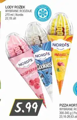 Słoneczko Lody rożek Nordis Raspberry Cookies oferta
