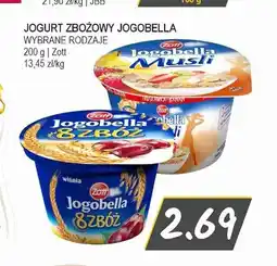 Słoneczko Jogurt zbożowy Jogobella 8 Zbóż wiśnia Zott oferta