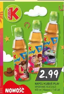 Słoneczko Napój Kubuś Play Czerwone Jabłko oferta