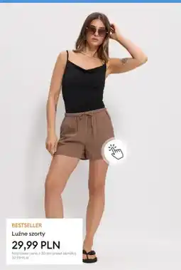 Sinsay Luźne szorty damskie oferta