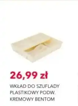 Nela Wkład do szuflady plastikowy podwójny Bentom oferta