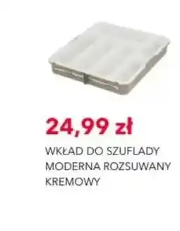 Nela Wkład do szuflady Moderna rozsuwany kremowy oferta