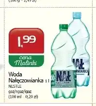 Malinka Market Woda niegazowana Nałęczowianka oferta