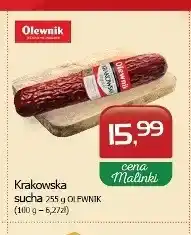 Malinka Market Kiełbasa krakowska sucha Olewnik oferta