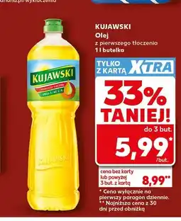 Kaufland Olej rzepakowy Kujawski z pierwszego tłoczenia oferta