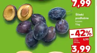 Kaufland Śliwki podłużne oferta