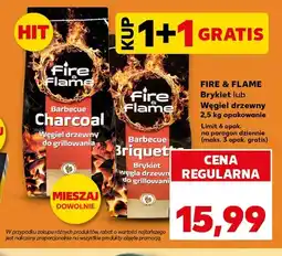 Kaufland Brykiet węgla drzewnego Fire & Flame oferta