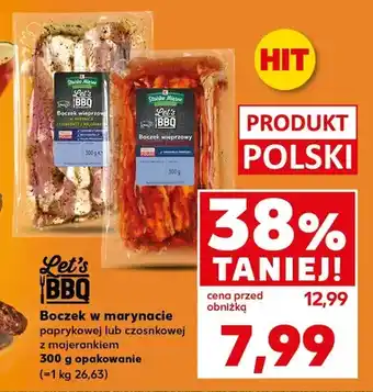 Kaufland Boczek w marynacie paprykowej Let's BBQ oferta