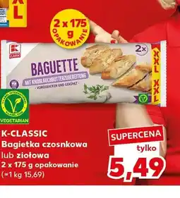 Kaufland Bagietka ziołowa K-Classic 2-pak oferta