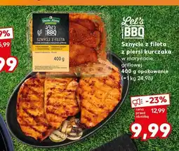 Kaufland Sznycle z fileta z piersi kurczaka w marynacie grillowej Let's BBQ oferta