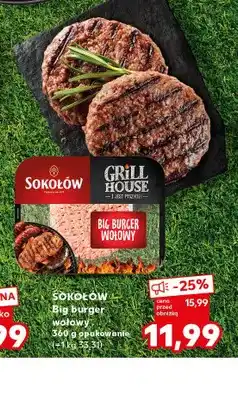 Kaufland Big burger wołowy Sokołów oferta