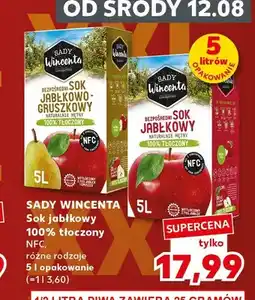 Kaufland Sok jabłkowo-gruszkowy Sady Wincenta oferta