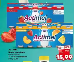 Kaufland Napój jogurtowy Actimel truskawka 12-pak oferta