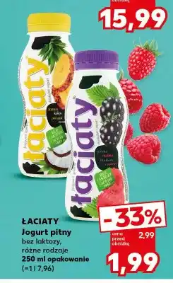 Kaufland Jogurt pitny bez laktozy Łaciate ananas i kokos oferta
