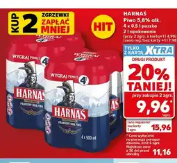 Kaufland Piwo Harnaś 4-pak oferta