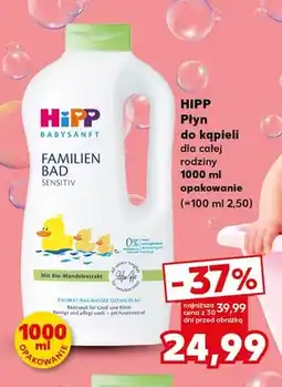 Kaufland Płyn do kąpieli dla całej rodziny HIPP Babysanft Sensitive oferta