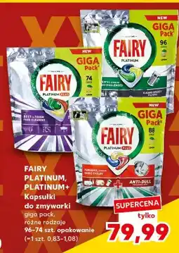 Kaufland Kapsułki do zmywarki Fairy Platinum oferta