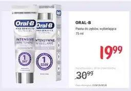 Rossmann Pasta do zębów wybielająca Oral-B Pro 3D White Clinical Intensive Whitening oferta