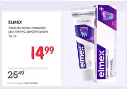 Rossmann Pasta do zębów wzmacniająca szkliwo specjalistyczna Elmex Enamel Professional Opti-Namel oferta