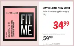 Rossmann Puder do twarzy sypki matujący Maybelline New York Fit Me oferta
