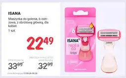 Rossmann Maszynka do golenia Isana Pace 6 Go 6-ostrzowa z obrotową główką dla kobiet oferta