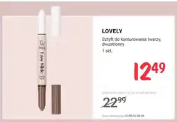 Rossmann Sztyft do konturowania twarzy dwustronny Lovely Easy Slide oferta