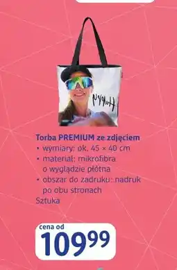 dm drogerie markt Torba PREMIUM ze zdjęciem FOTO Paradies oferta
