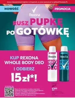 Rossmann Dezodorant w sprayu Rexona Men Whole Body Deo oferta