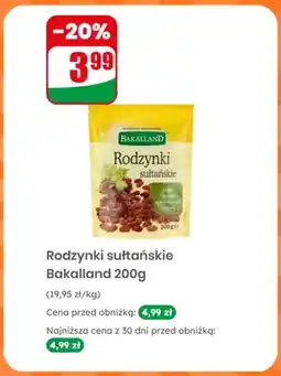 Dino Rodzynki sułtańskie Bakalland oferta