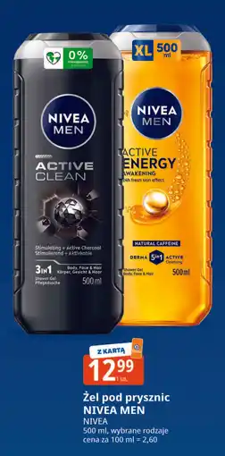 E.Leclerc Żel pod prysznic NIVEA MEN oferta