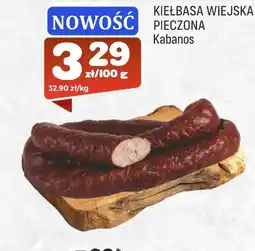 Społem Kiełbasa wiejska Kabanos oferta