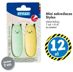 Tedi Mini zakreślacze Stylex 2-pak oferta
