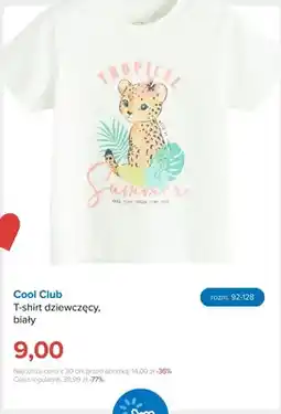 Smyk T-shirt dziewczęcy Cool Club biały oferta