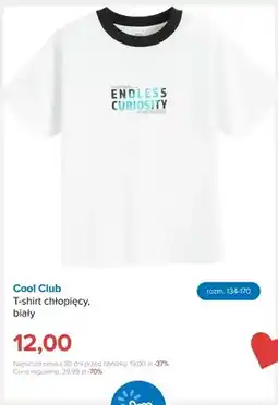 Smyk T-shirt chłopięcy Cool Club biały oferta