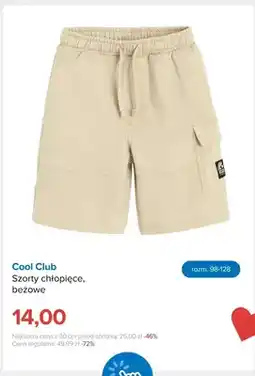 Smyk Szorty chłopięce Cool Club beżowe oferta