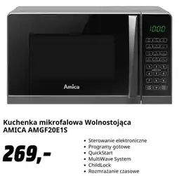Media Markt Kuchenka mikrofalowa wolnostojąca Amica AMGF20E1S oferta