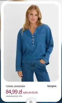BonPrix Tunika jeansowa Bonprix oferta
