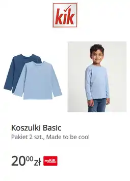 KiK Koszulki Basic Pakiet 2 szt. Made to be cool oferta
