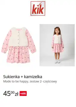 KiK Sukienka + kamizelka Made to be happy, zestaw 2-częściowy oferta