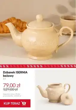 Homla Dzbanek Isernia beżowy oferta