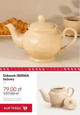 Homla Dzbanek Isernia beżowy oferta