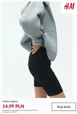 H&M Krótkie legginsy H & M oferta