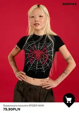 Bershka Dopasowana koszulka SPIDER-MAN Bershka oferta