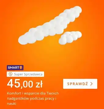 Podkładka pod nadgarstki chmurka