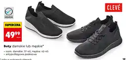 Biedronka Clevé Buty damskie lub męskie oferta