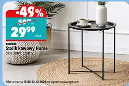 Biedronka Stolik kawowy Home składany, czarny oferta
